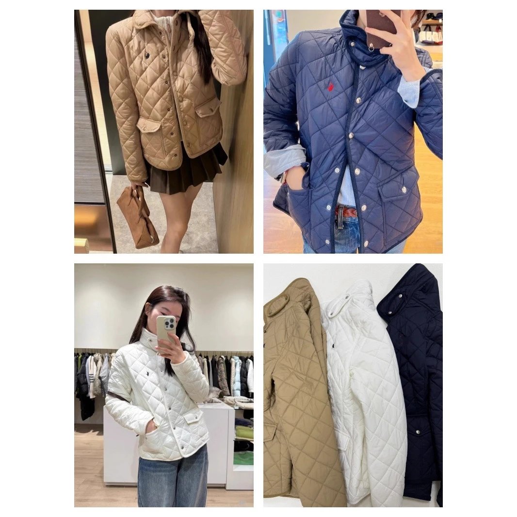 Quilted Down Jacket Women Lightweight Warm Winter Coat