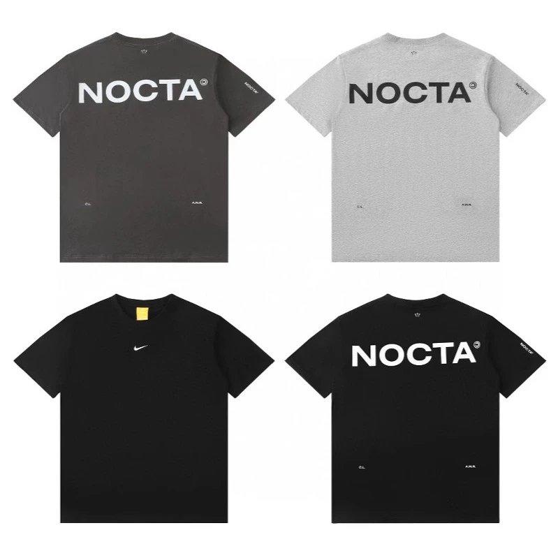 NOCTA x Nike T-Shirt Collection Black Gray White Logo Tee
