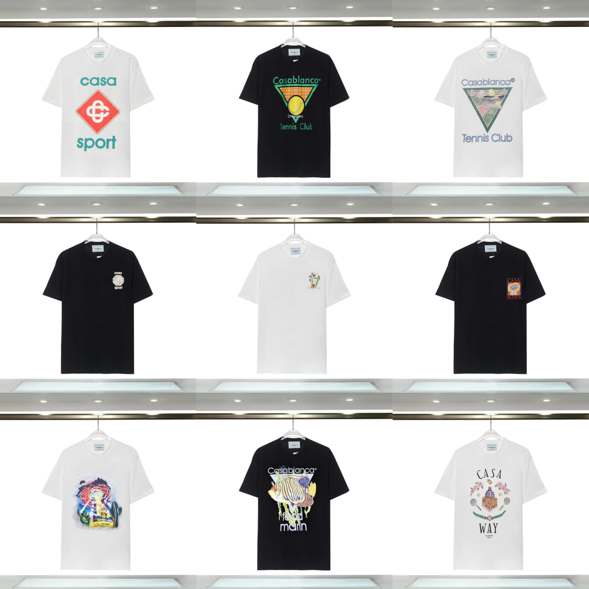 Casablanca Tennis Club T-Shirt Collection