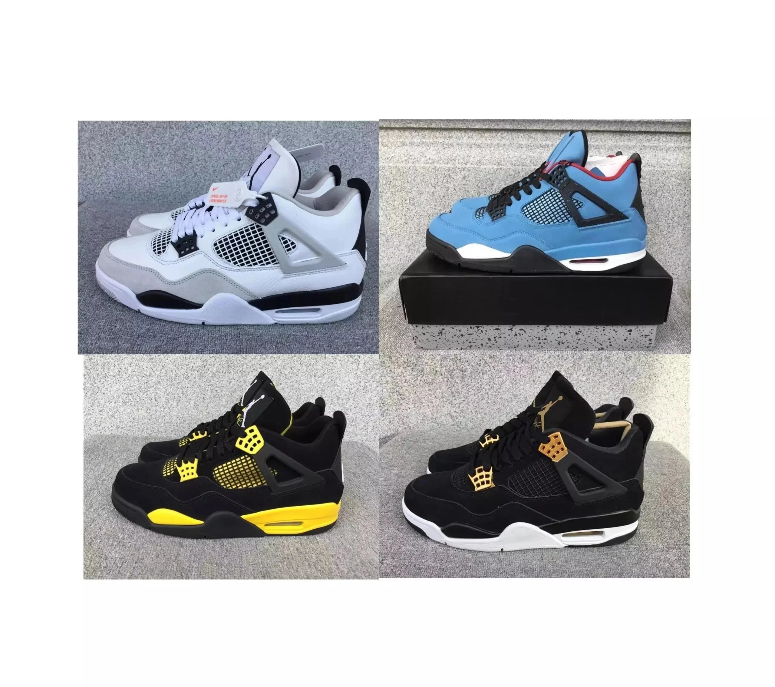 Air Jordan 4 Retro Sneakers Men's Basketball Shoes