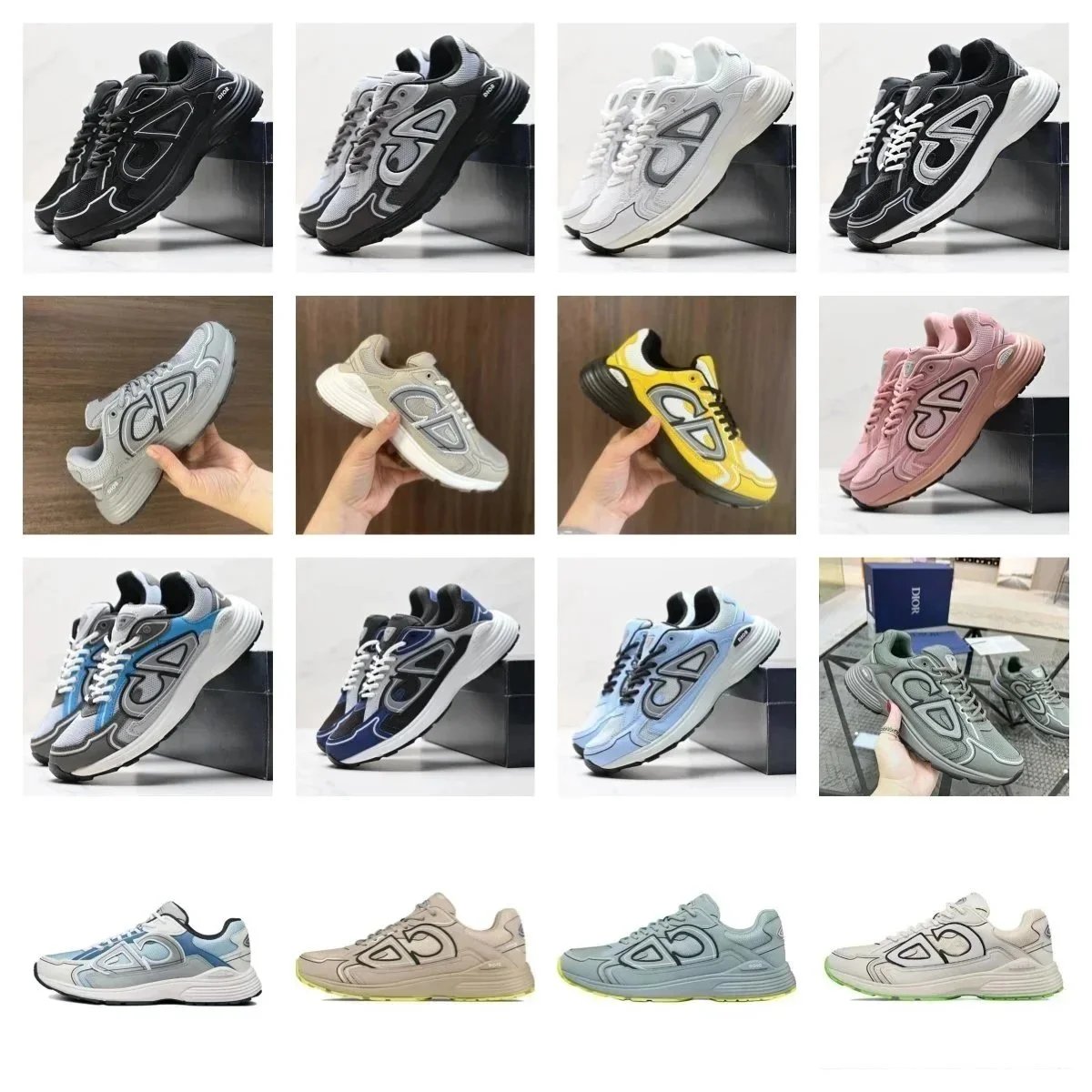 Dior Sneakers Men Women Fashion Running Shoes