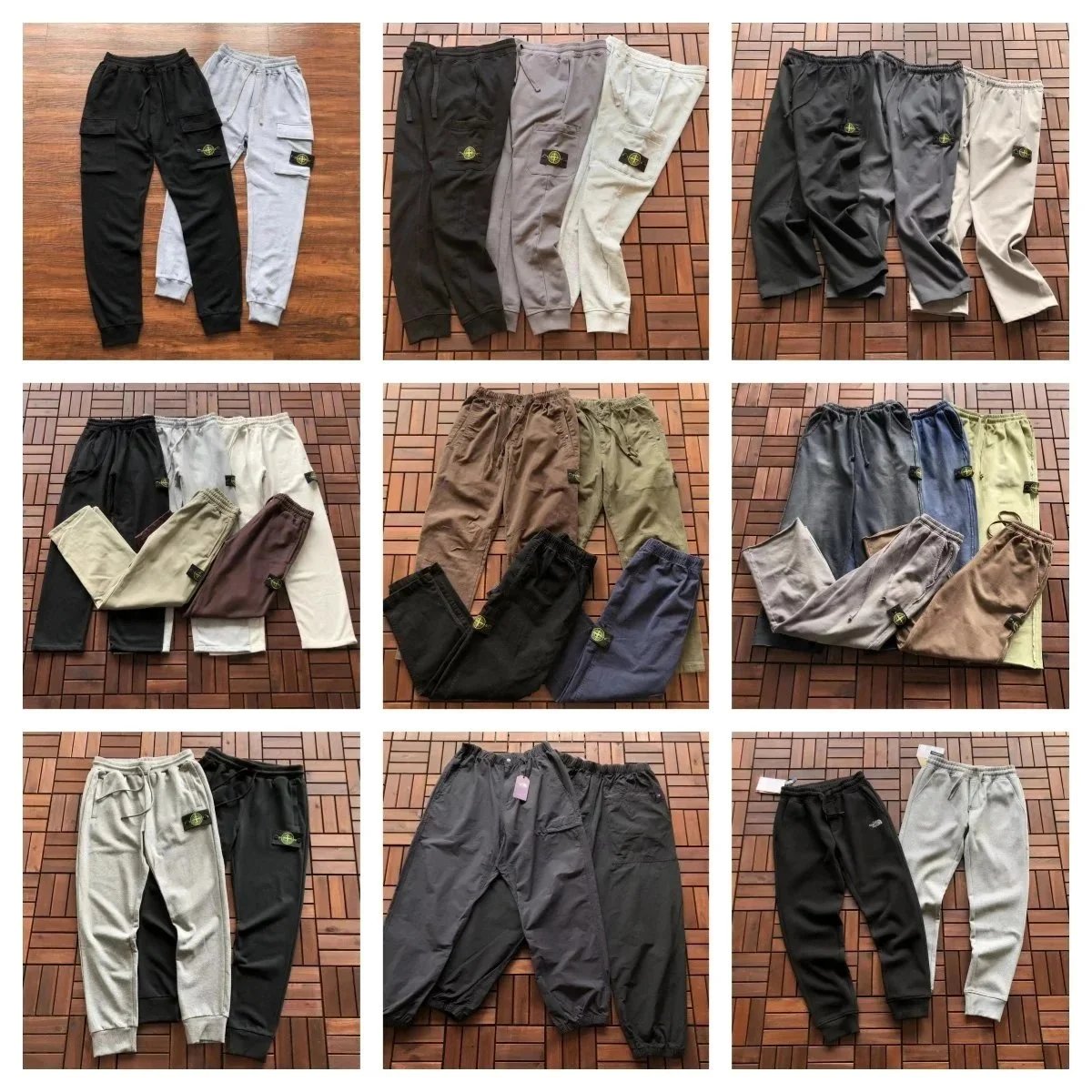 Stone Island Cargo Pants Men's Casual Joggers Sweatpants