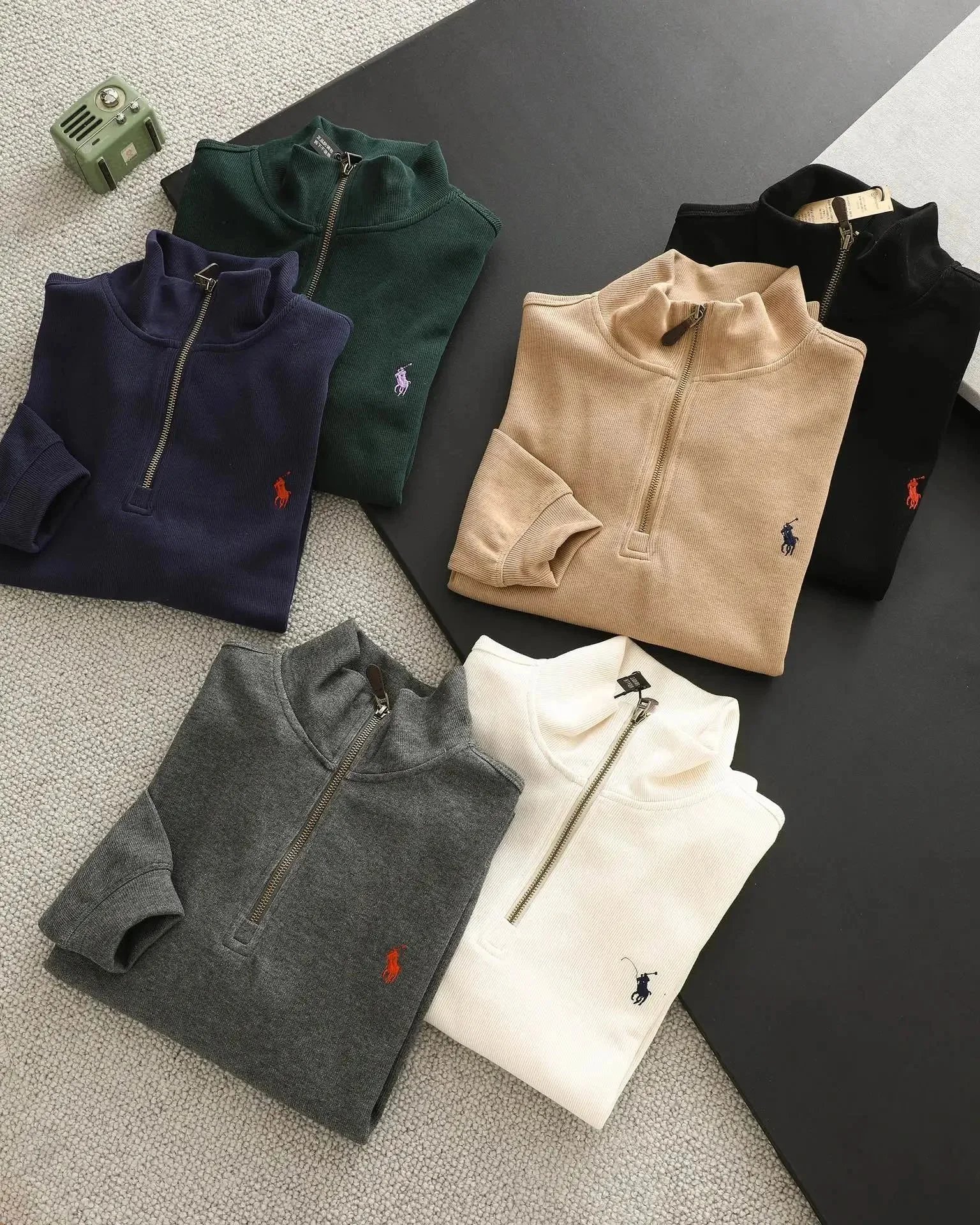 Half-Zip Knit Sweaters for Men in Multiple Colors