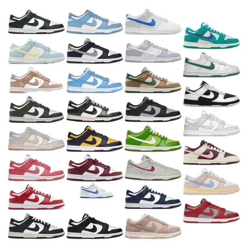 Nike Dunk Low Sneakers Collection Various Colors and Styles
