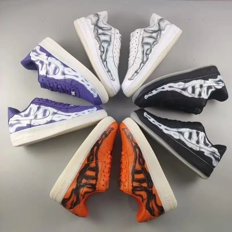 Nike Air Force 1 Skeleton Design Sneakers