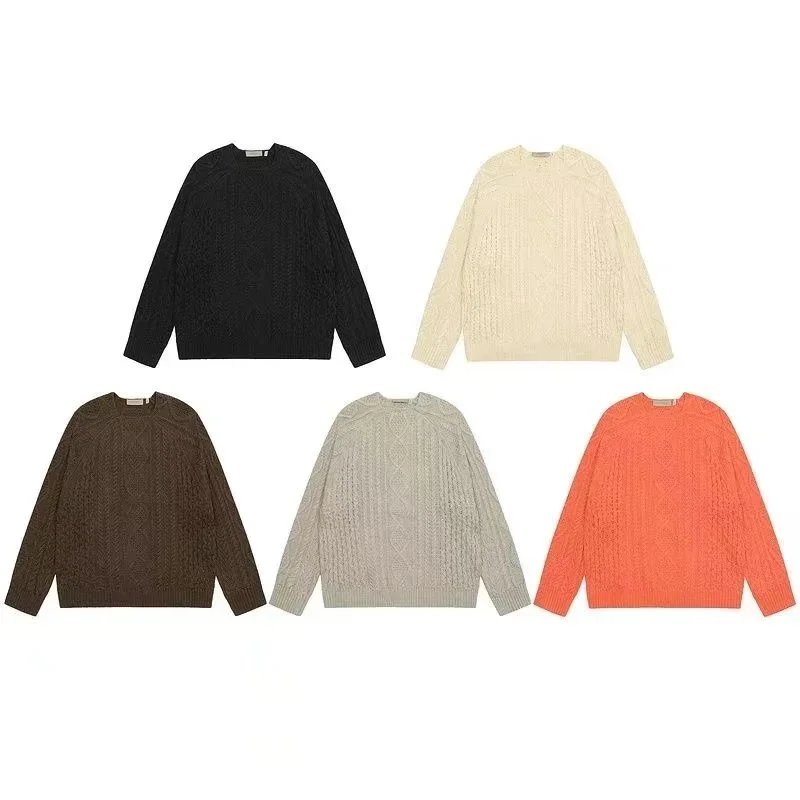 Cable Knit Sweater for Men and Women - Classic Crewneck Design