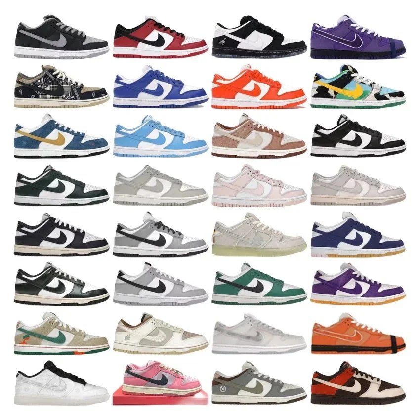 Nike Dunk Low Sneakers Collection Various Colors and Styles