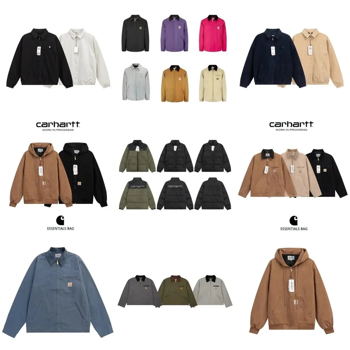 Carhartt Work In Progress Jackets and Hoodies Collection
