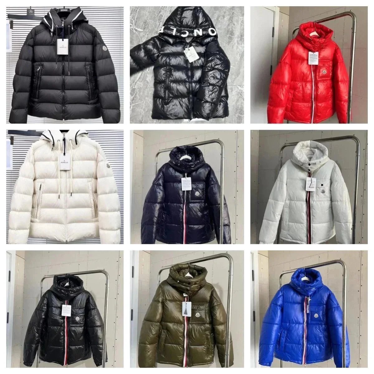 Moncler Down Jacket Hooded Winter Coat Men Women Fashion Warm Outwear