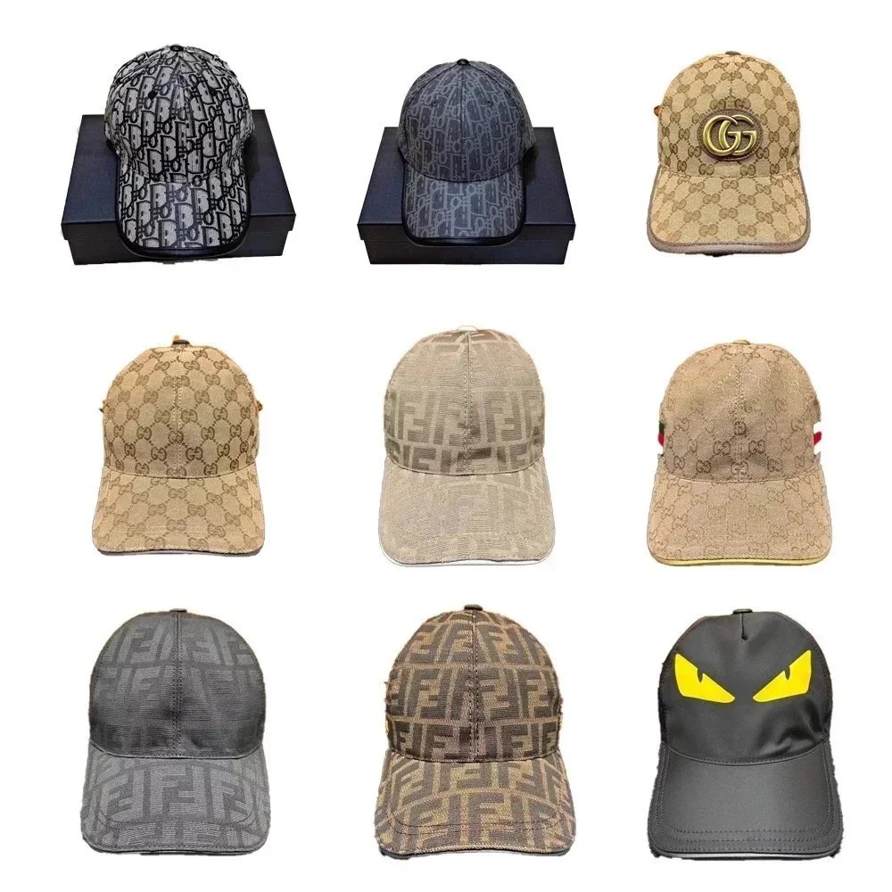 Gucci Caps with Monogram Pattern and Logo Design