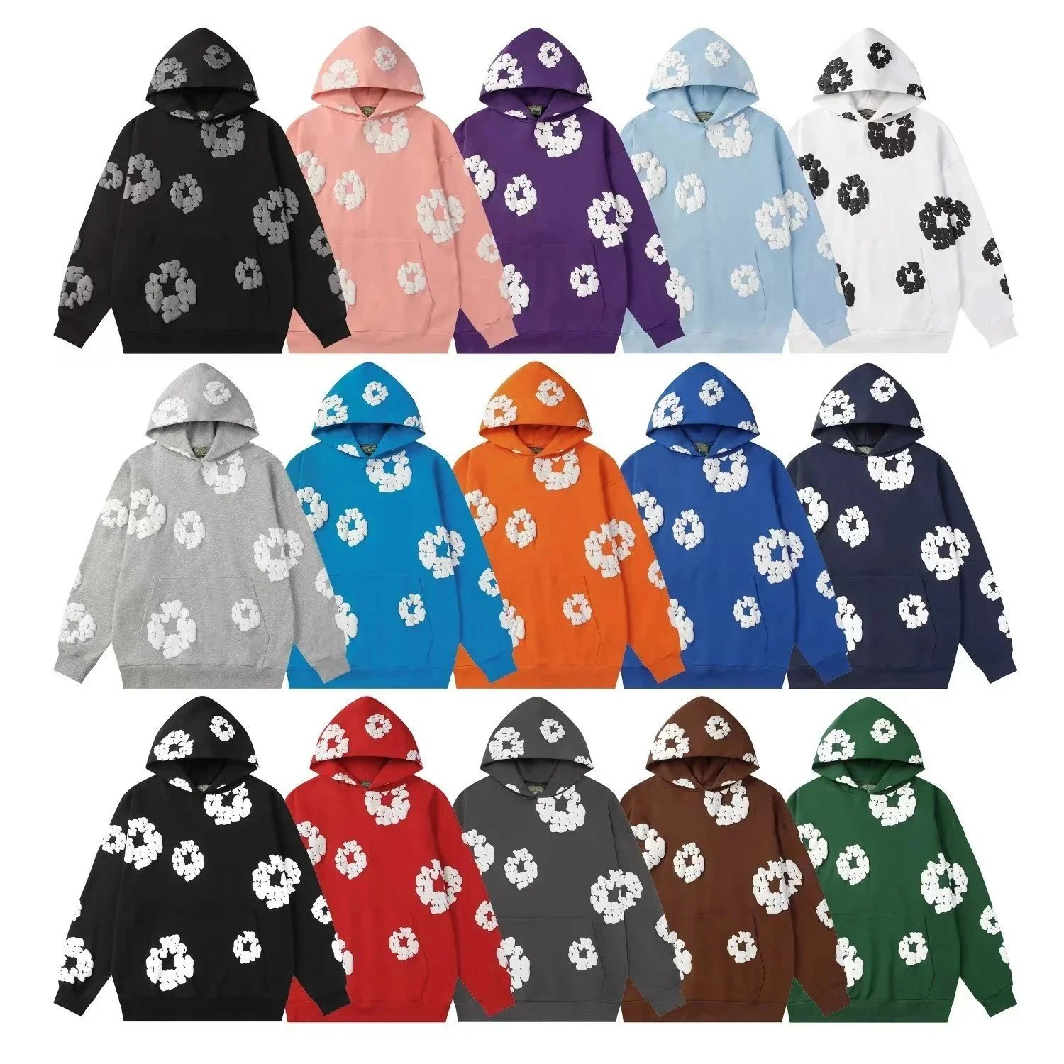 BAPE Flower Hoodie Sweatshirt Unisex Streetwear