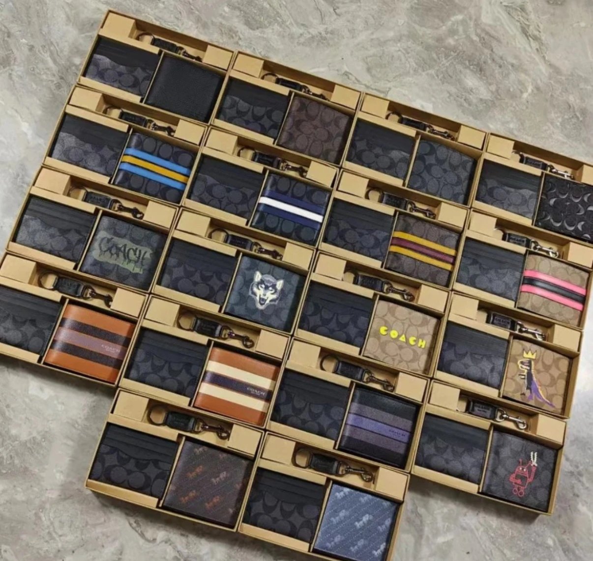 COACH Wallets Collection - Stylish Leather Card Holders and Key Cases