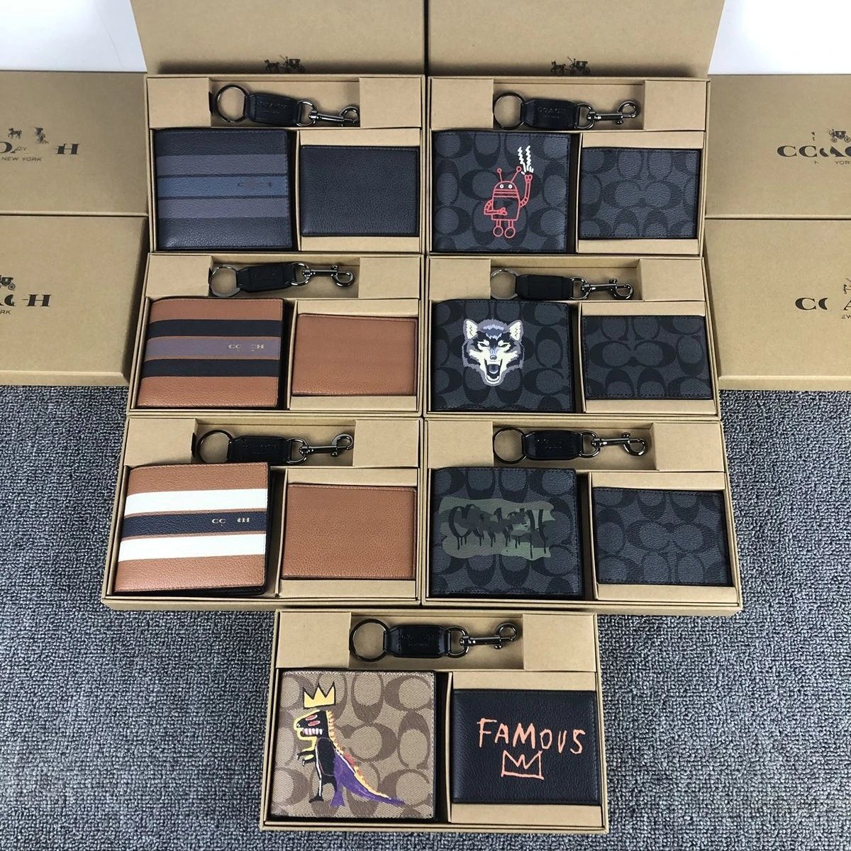 COACH Wallets and Keychains Collection