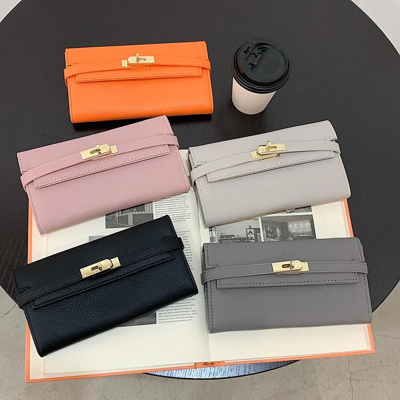 Stylish Leather Clutch Wallets in Multiple Colors
