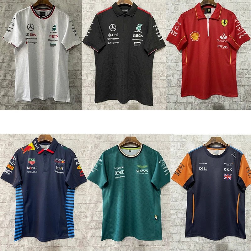 Official F1 Team Racing Polo Shirts for Men