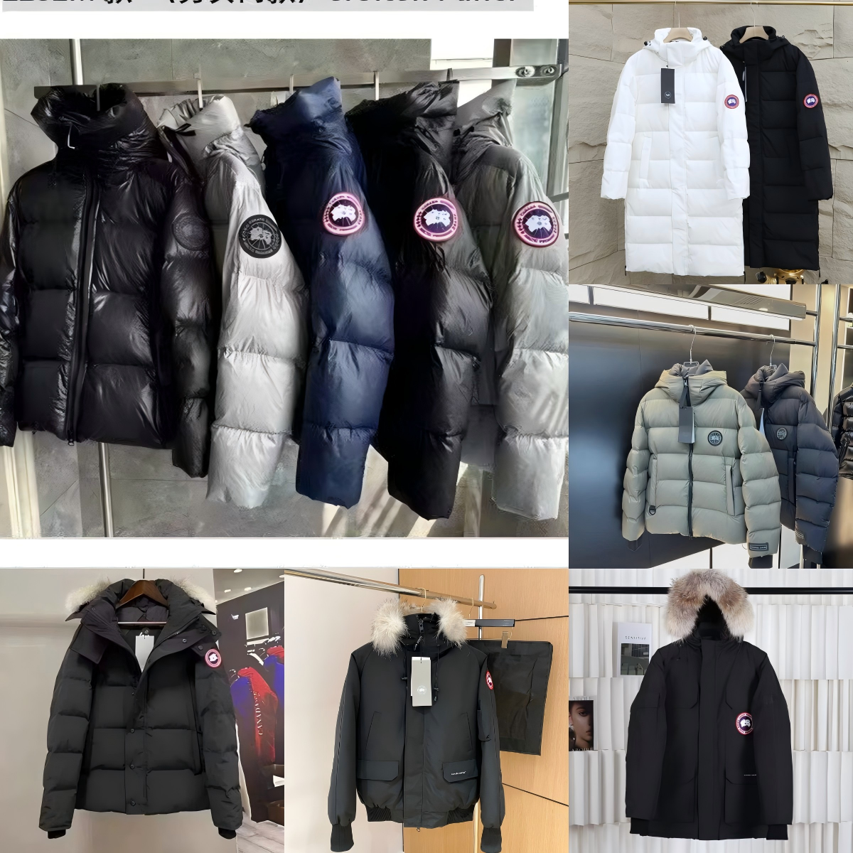 Canada Goose Down Jacket Winter Warm Parka Hooded Coat