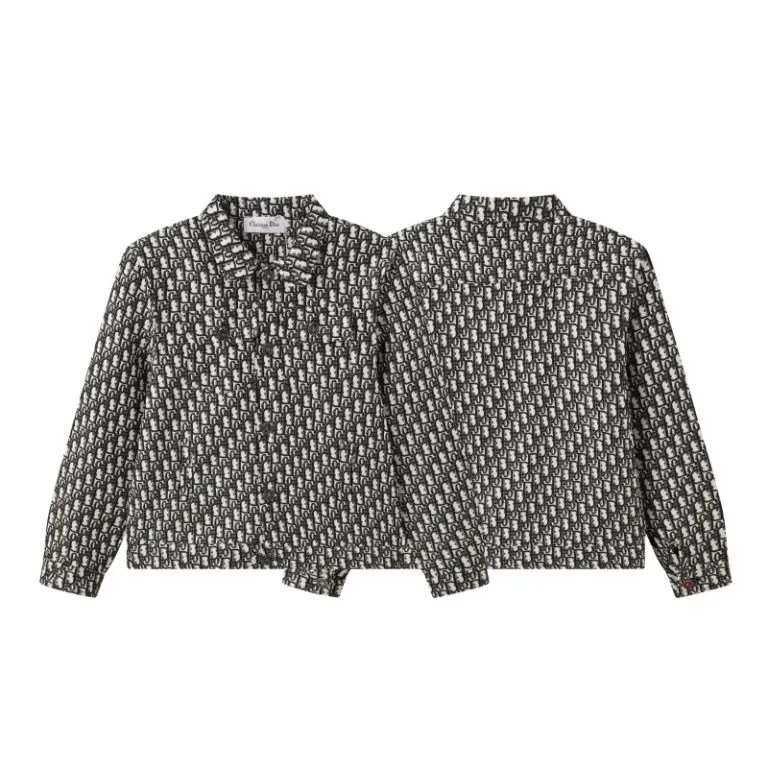 Christian Dior Monogram Pattern Cropped Blazer Jacket