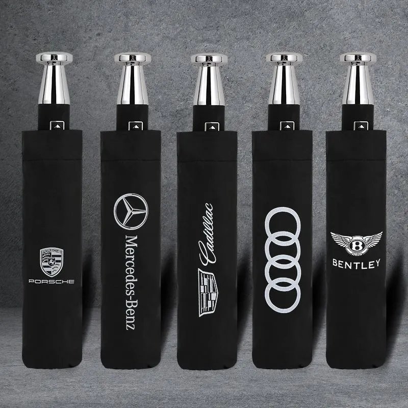 Luxury Car Brand Logo Water Bottles - Porsche Mercedes-Benz Cadillac Audi Bentley