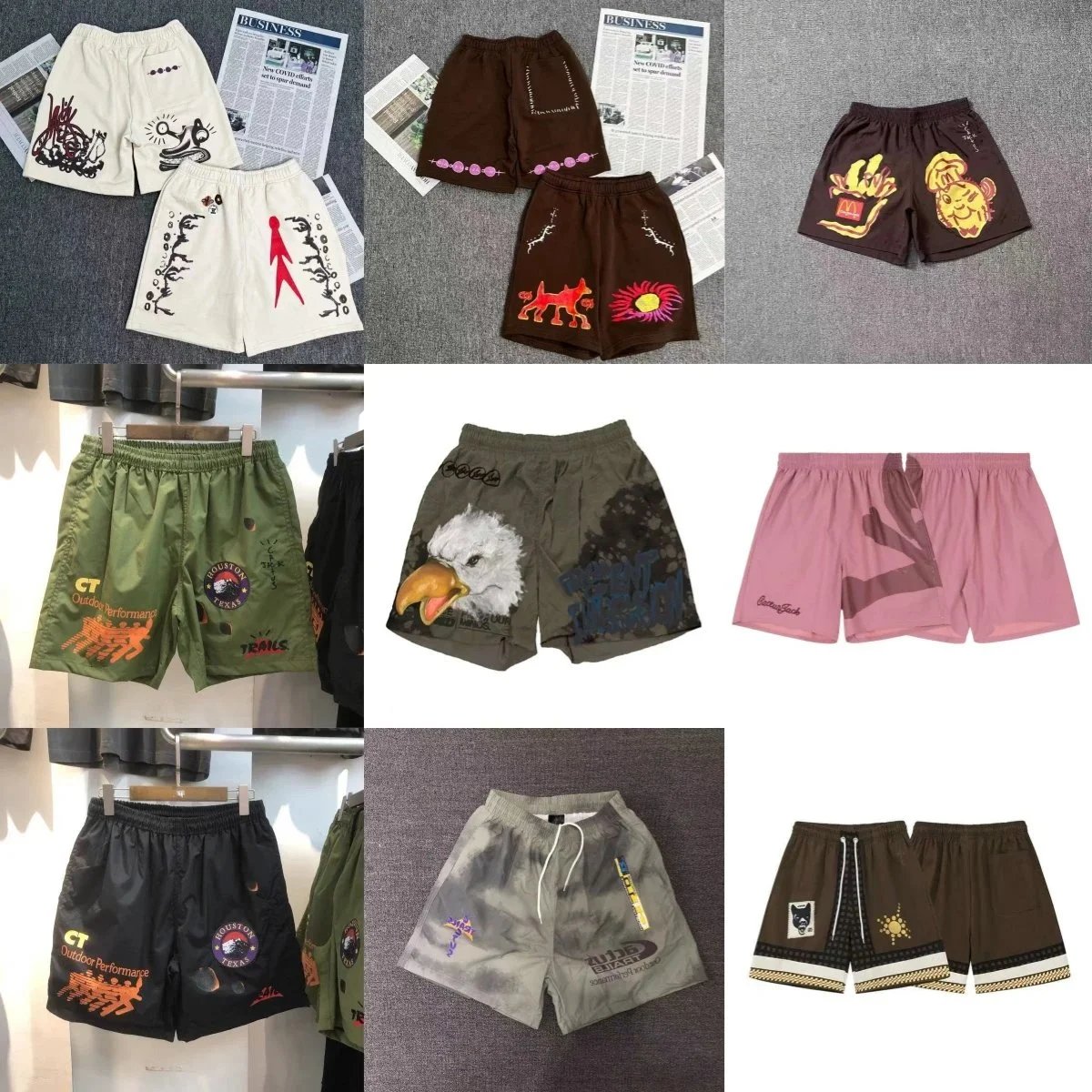 CT Outdoor Performance Printed Shorts for Men and Women