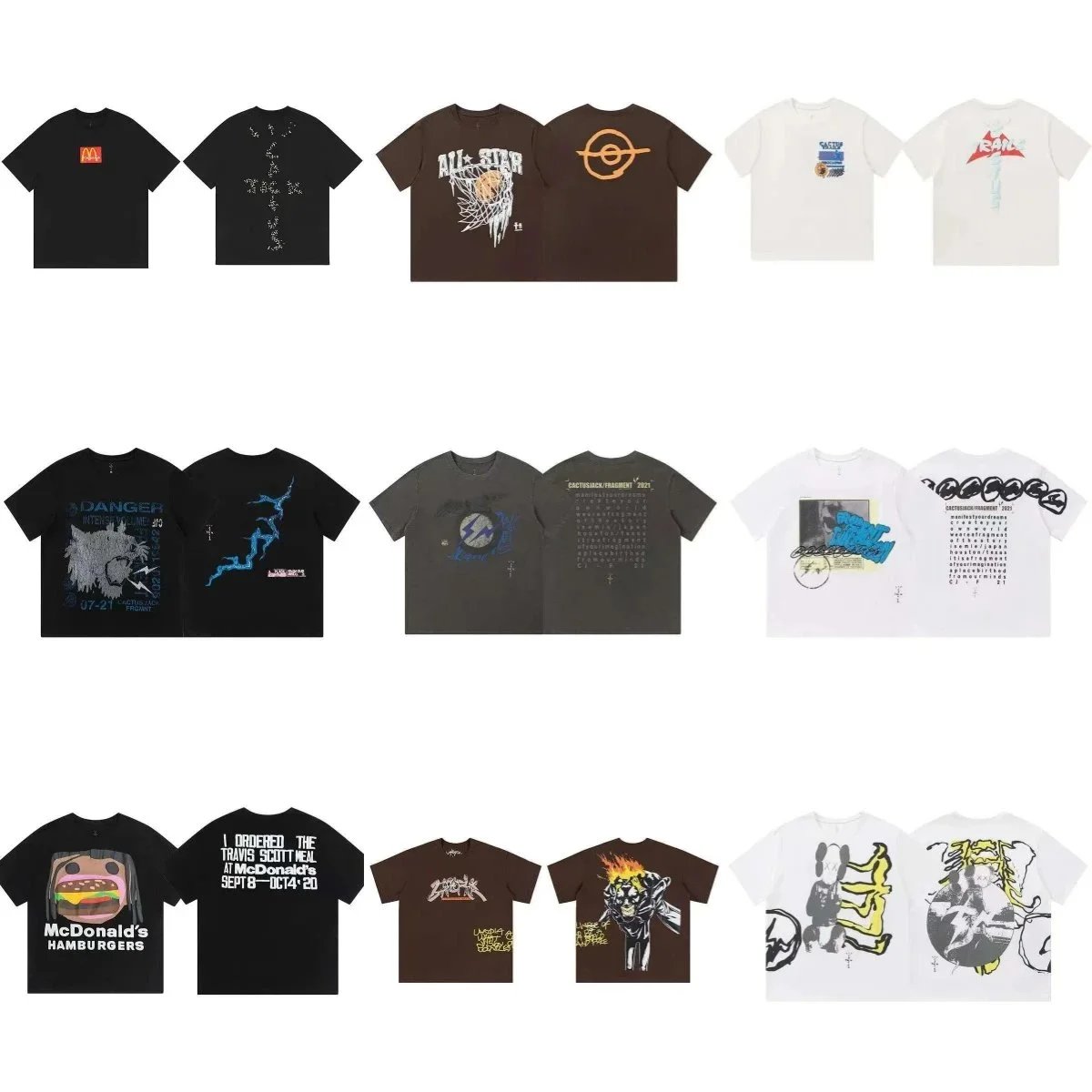Travis Scott x McDonald's Collaborative T-Shirts Collection