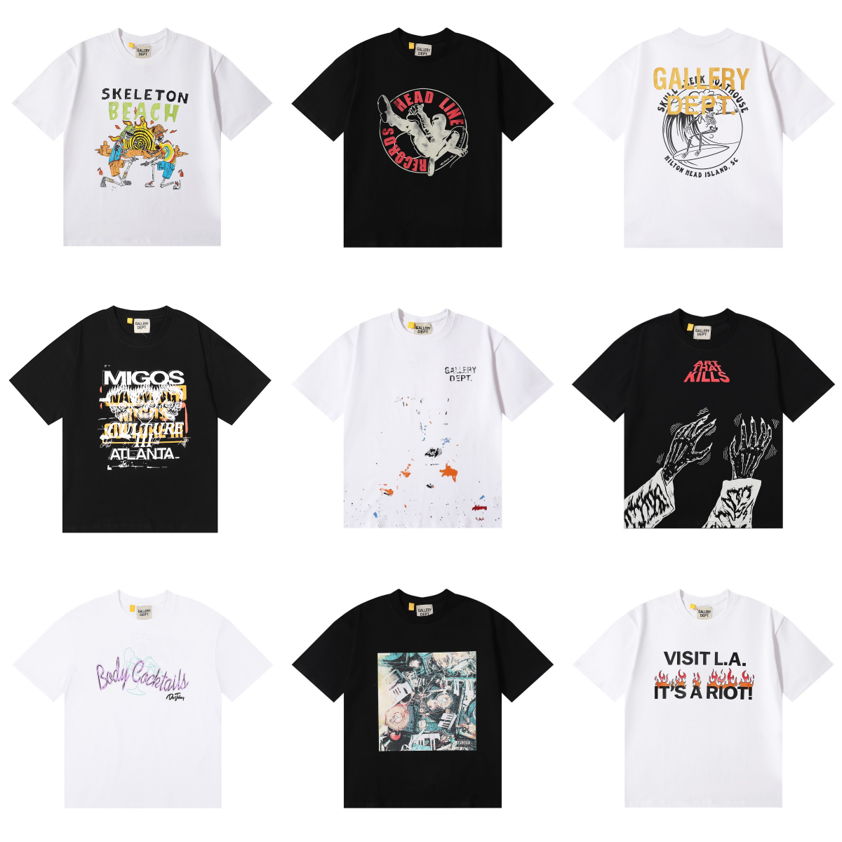 Gallery Dept T-Shirts Collection | Streetwear Graphic Tees