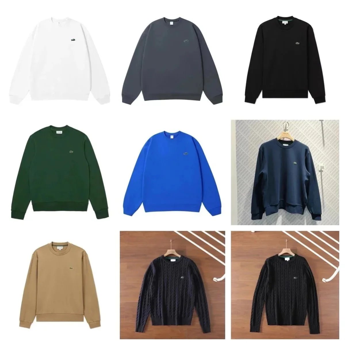 Lacoste Men's Crewneck Sweatshirt Classic Logo Sweater