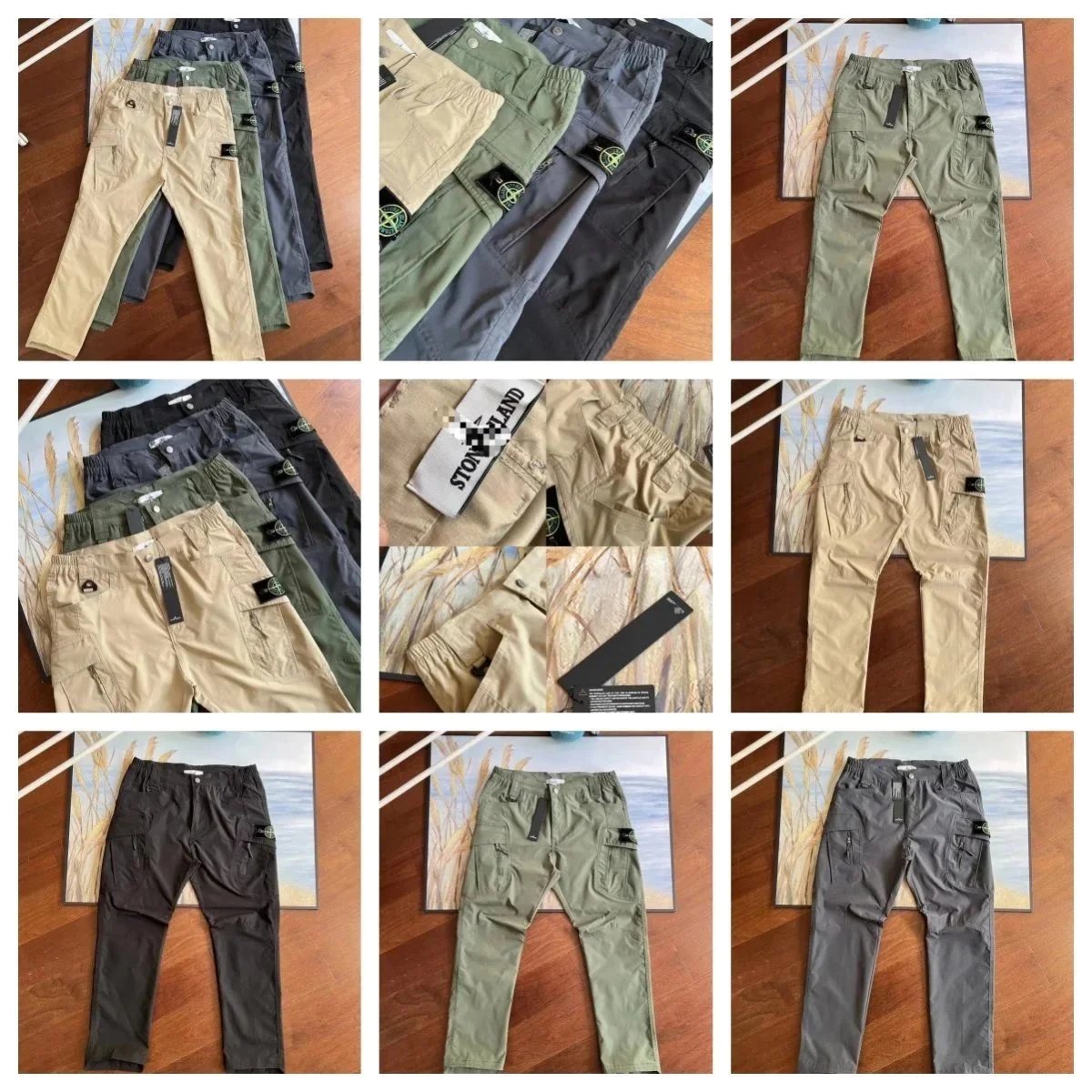 Stone Island Cargo Pants Men's Tactical Outdoor Wear