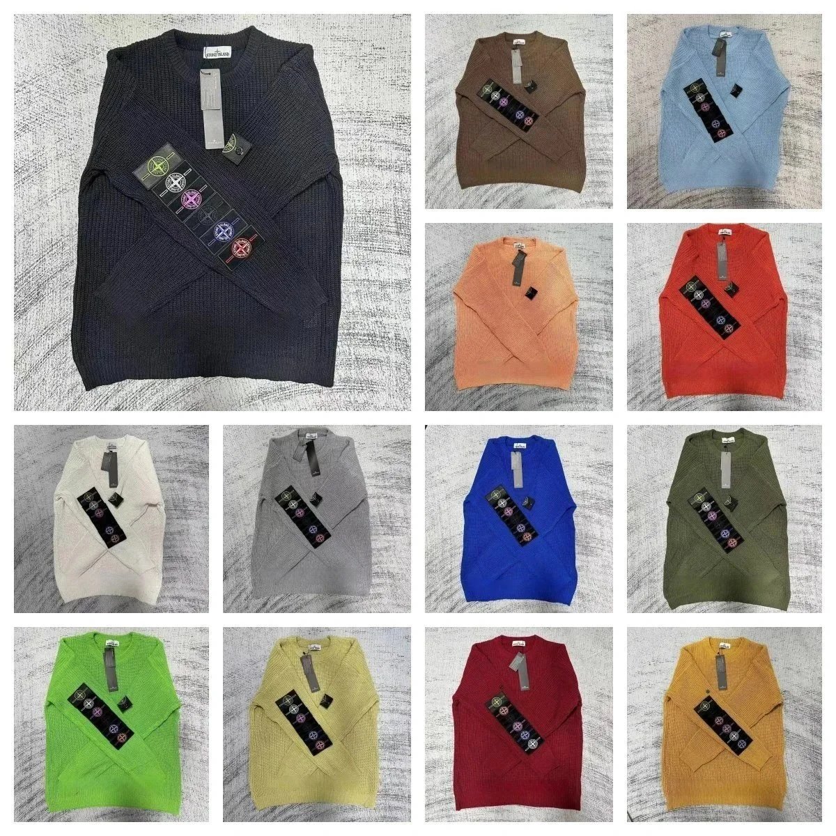 Men's Knit Sweater V-Neck Long Sleeve Casual Pullover