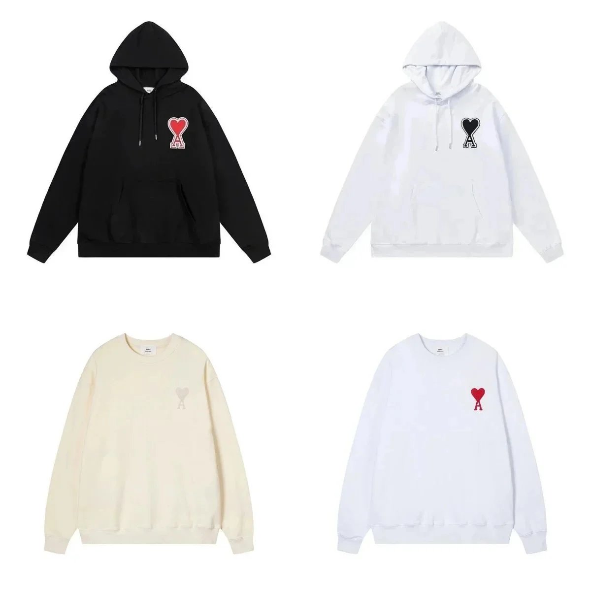 BAPE Heart Logo Hoodie and Sweatshirt Collection