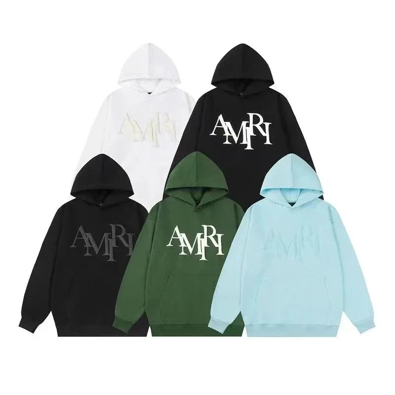 AMRY Logo Hoodie Sweatshirt Unisex Casual Streetwear