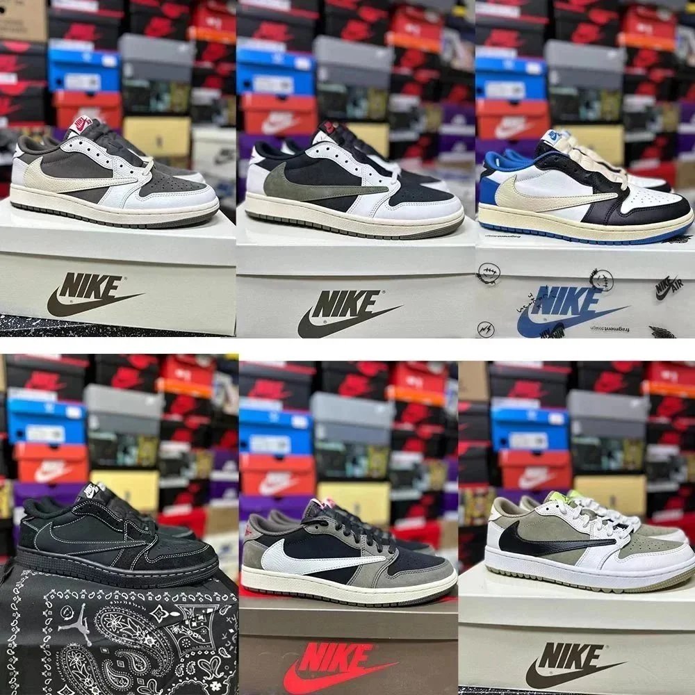 Nike Air Jordan 1 Low Sneakers Men's Basketball Shoes