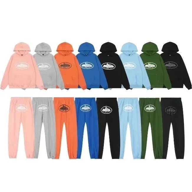 Colorful Hoodie and Pants Matching Sets for Men Women