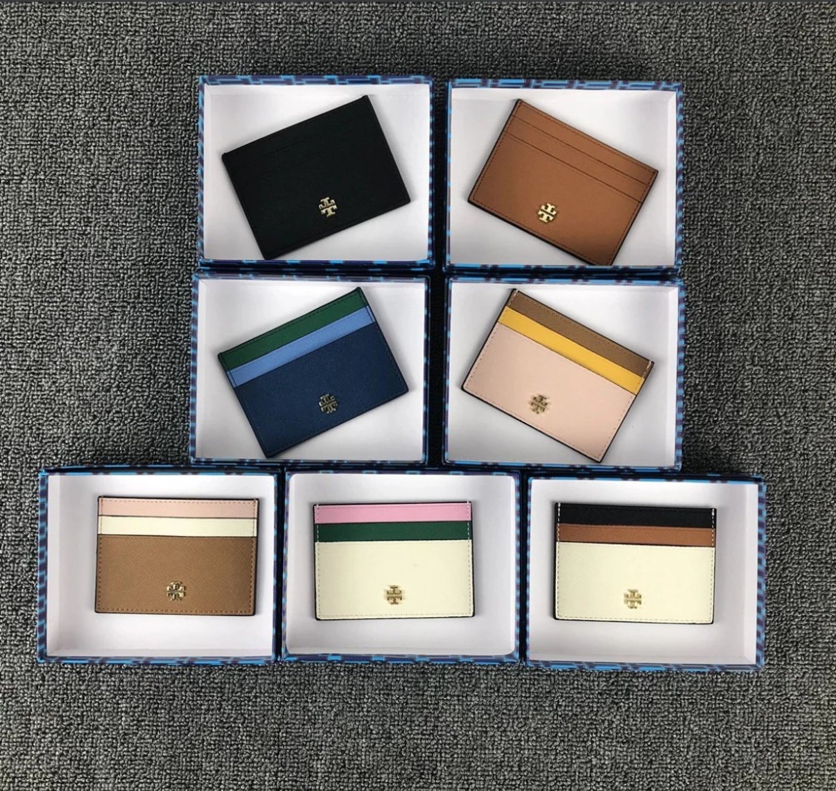 Tory Burch Logo Card Case in Multiple Colors