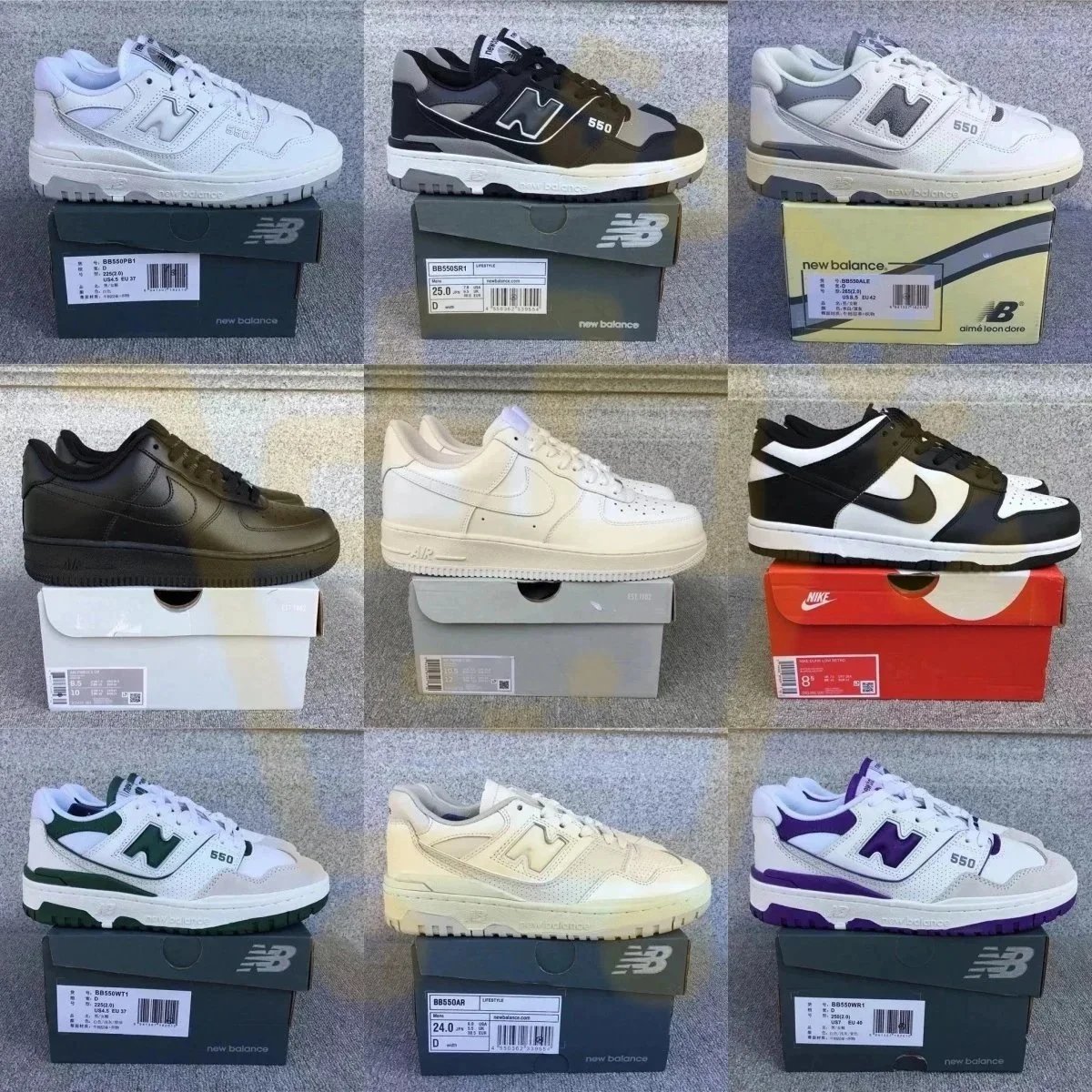 New Balance 550 Sneakers Men Women Fashion Casual Shoes