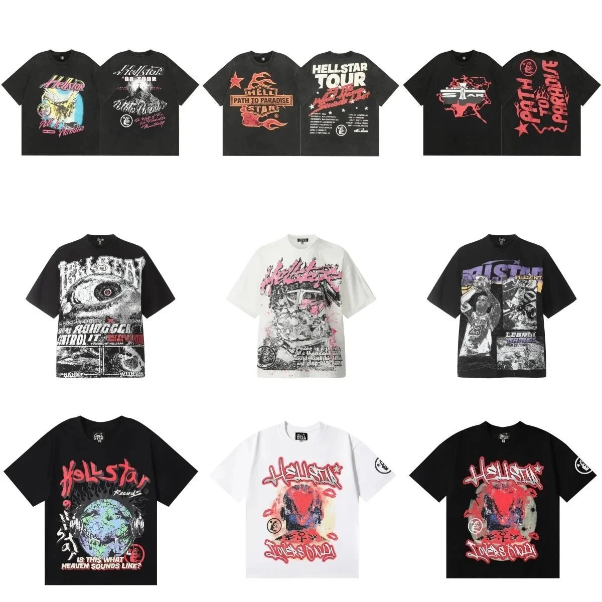 Hellstar T-Shirts Collection - Streetwear Graphic Tees