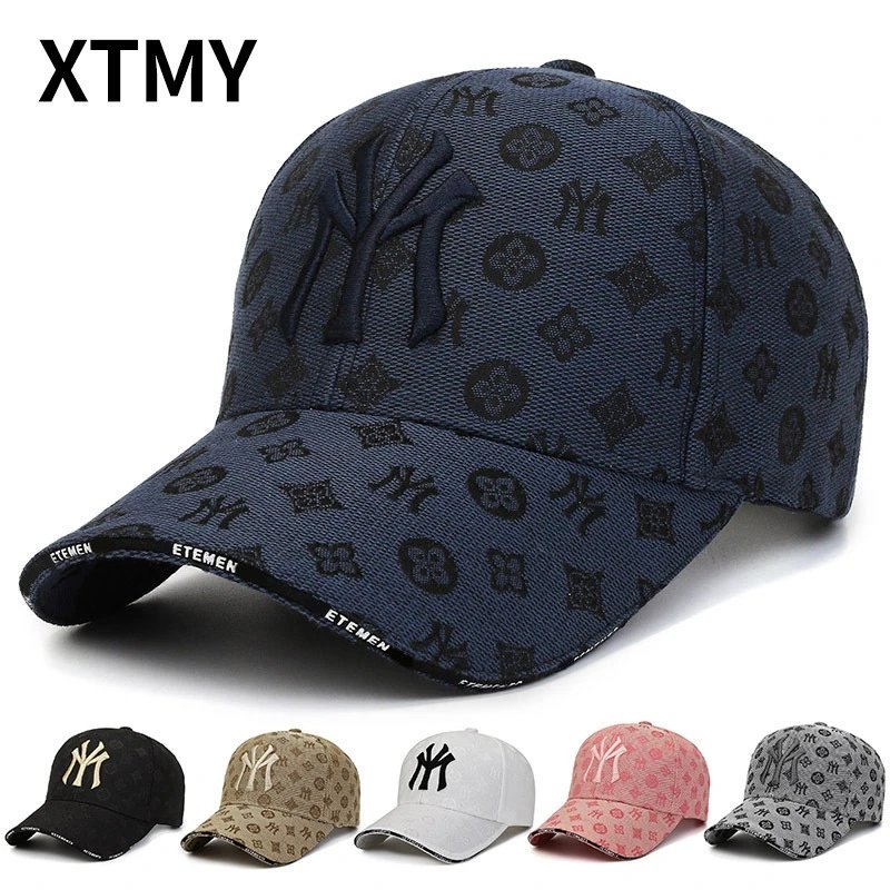 NY Logo Baseball Cap Adjustable Snapback Hat for Men Women Fashion Streetwear