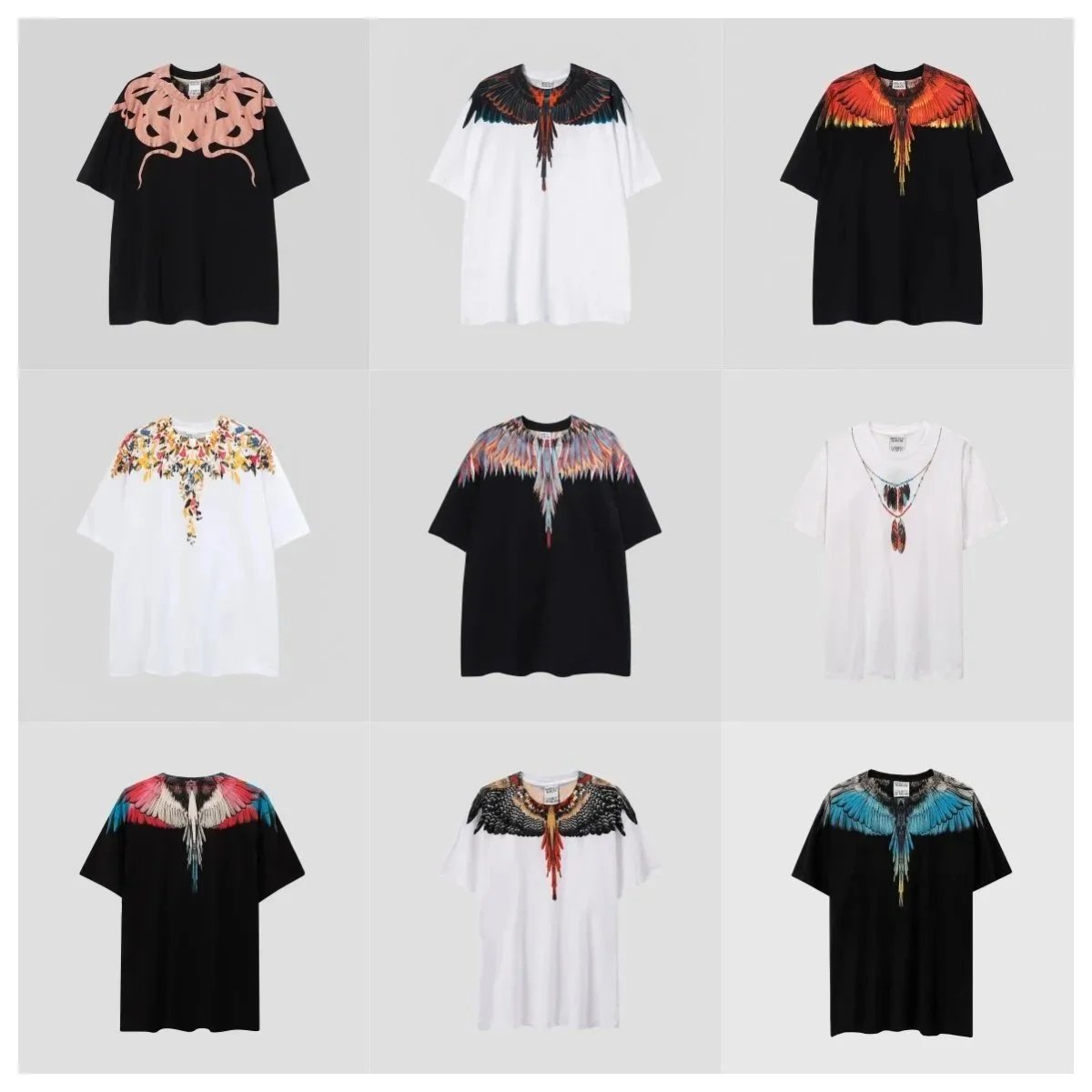Marcelo Burlon Wings Printed T-Shirt Collection