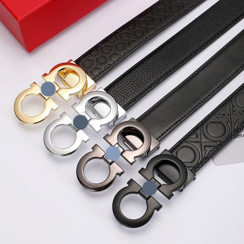 COACH Leather Belt with Signature Logo Buckle