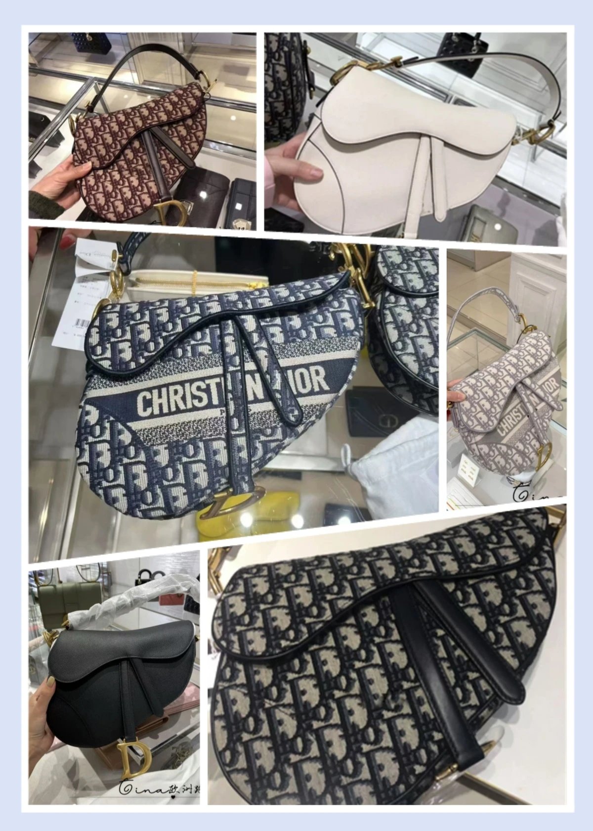 Christian Dior Saddle Bag Women's Fashion Handbag