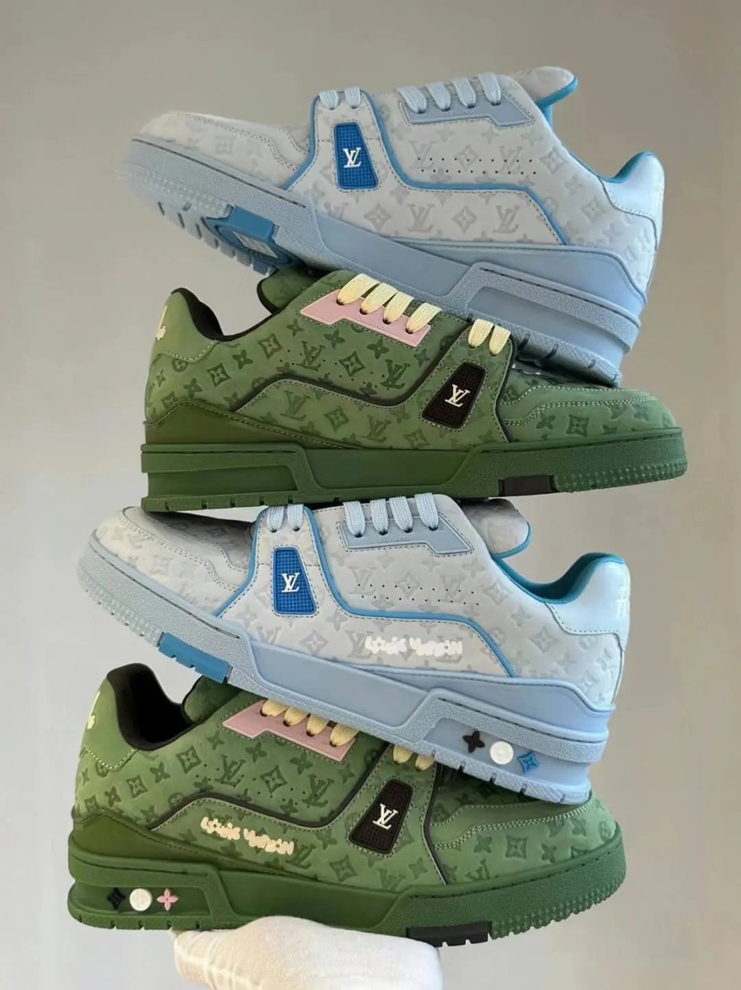 Louis Vuitton LV Trainer Sneaker Low Top Sneakers Multicolor