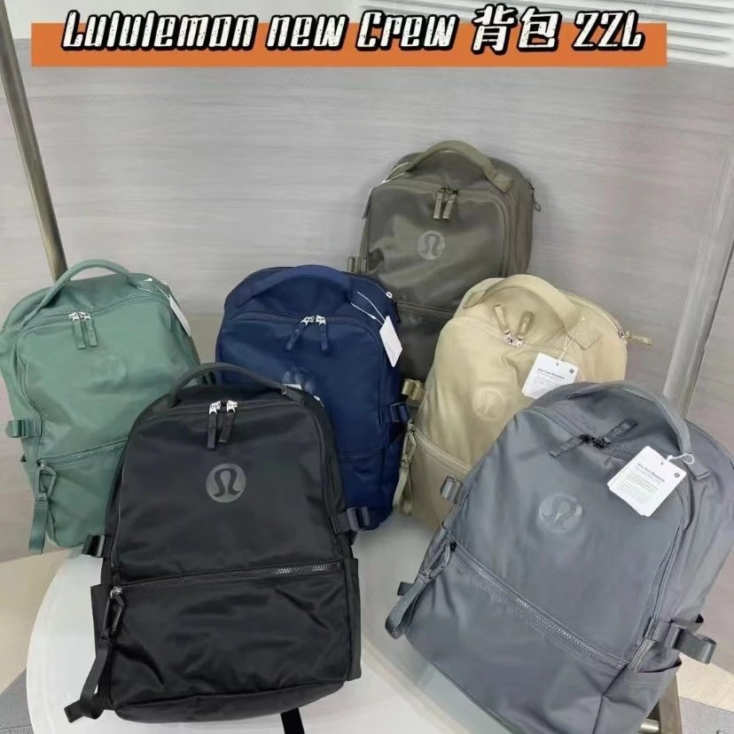 Lululemon New Crew Backpack Daily Travel Bag Multicolor