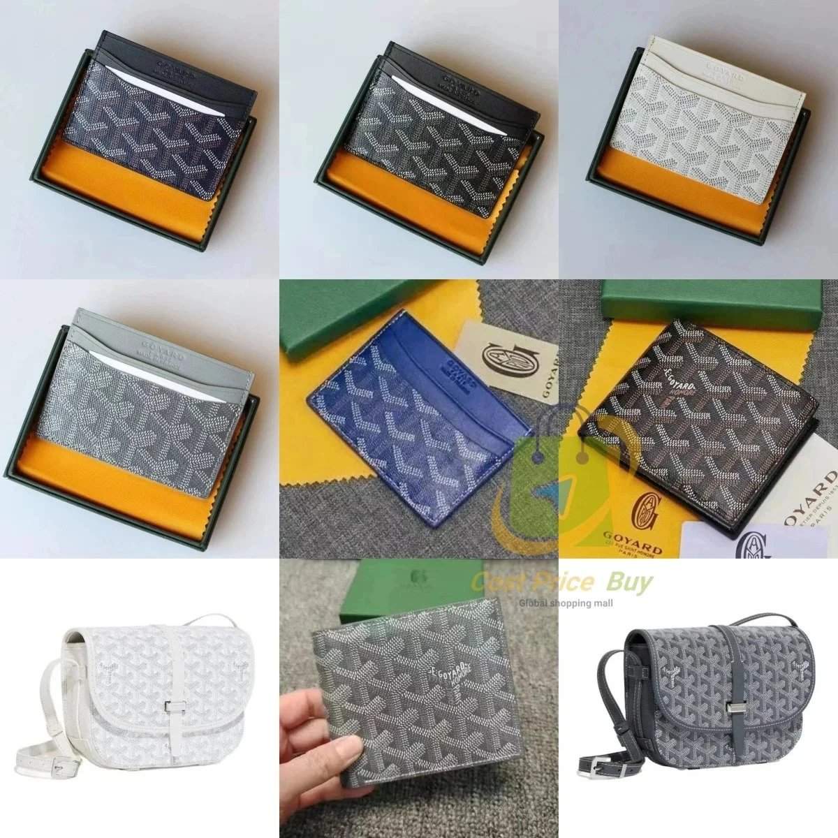 Goyard Saint Sulpice Classic Card Holder Multicolor