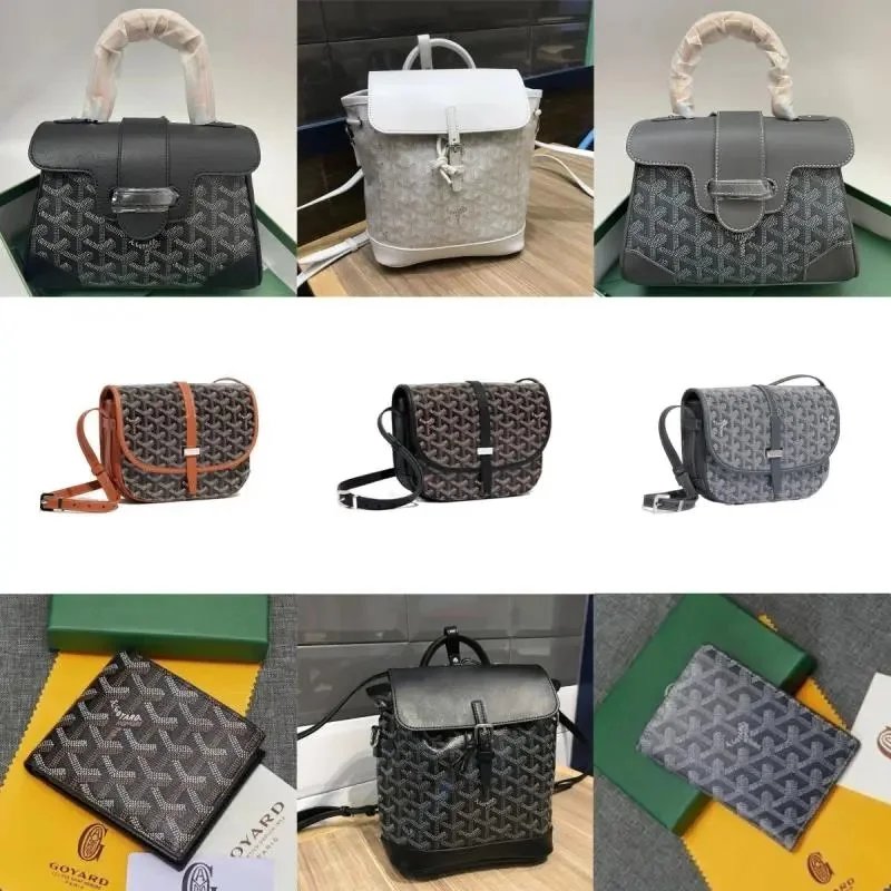 Goyard Goyardine Collection Classic Handbag and Accessory Set Multicolor