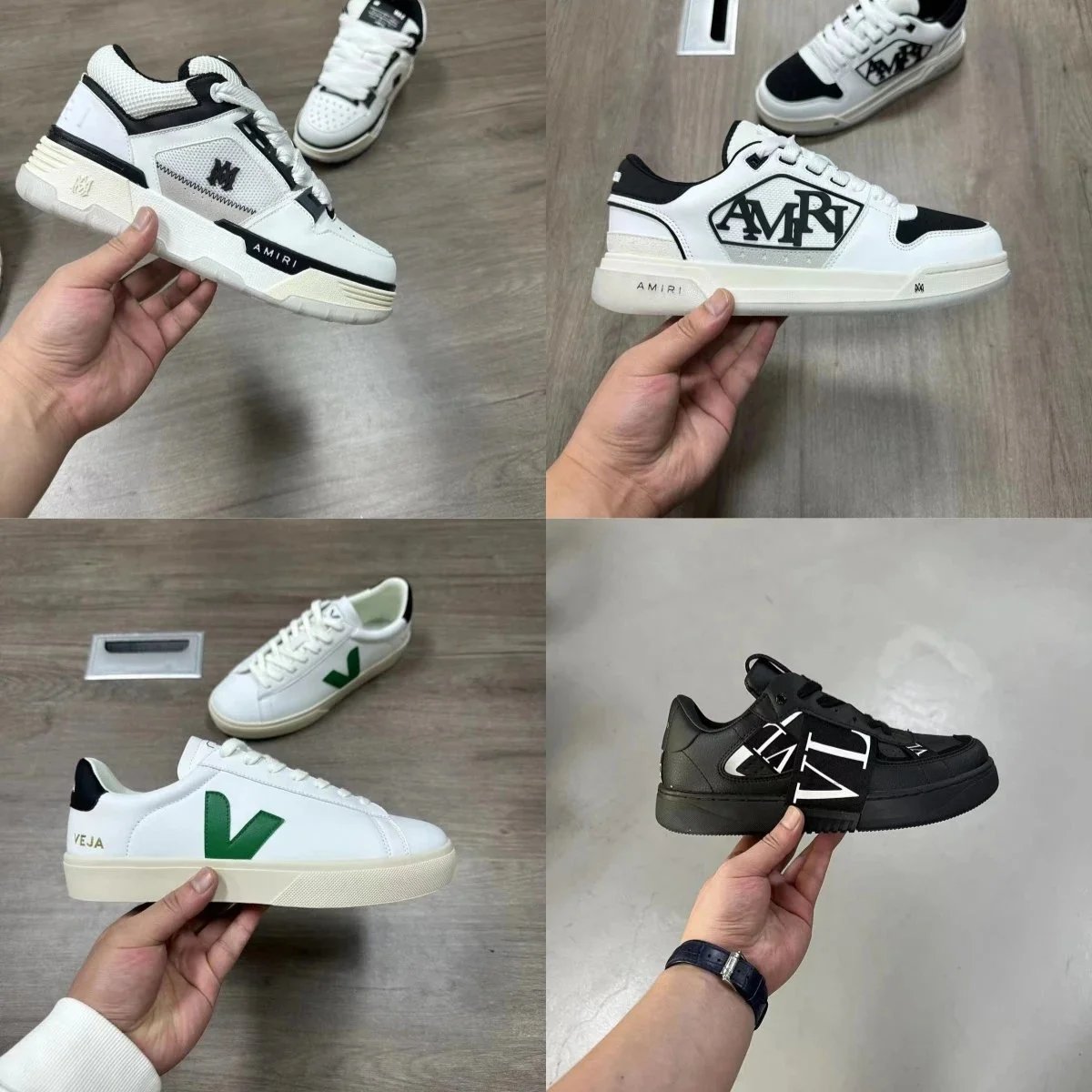 Amiri MA-1 Chunky Sneakers White and Black