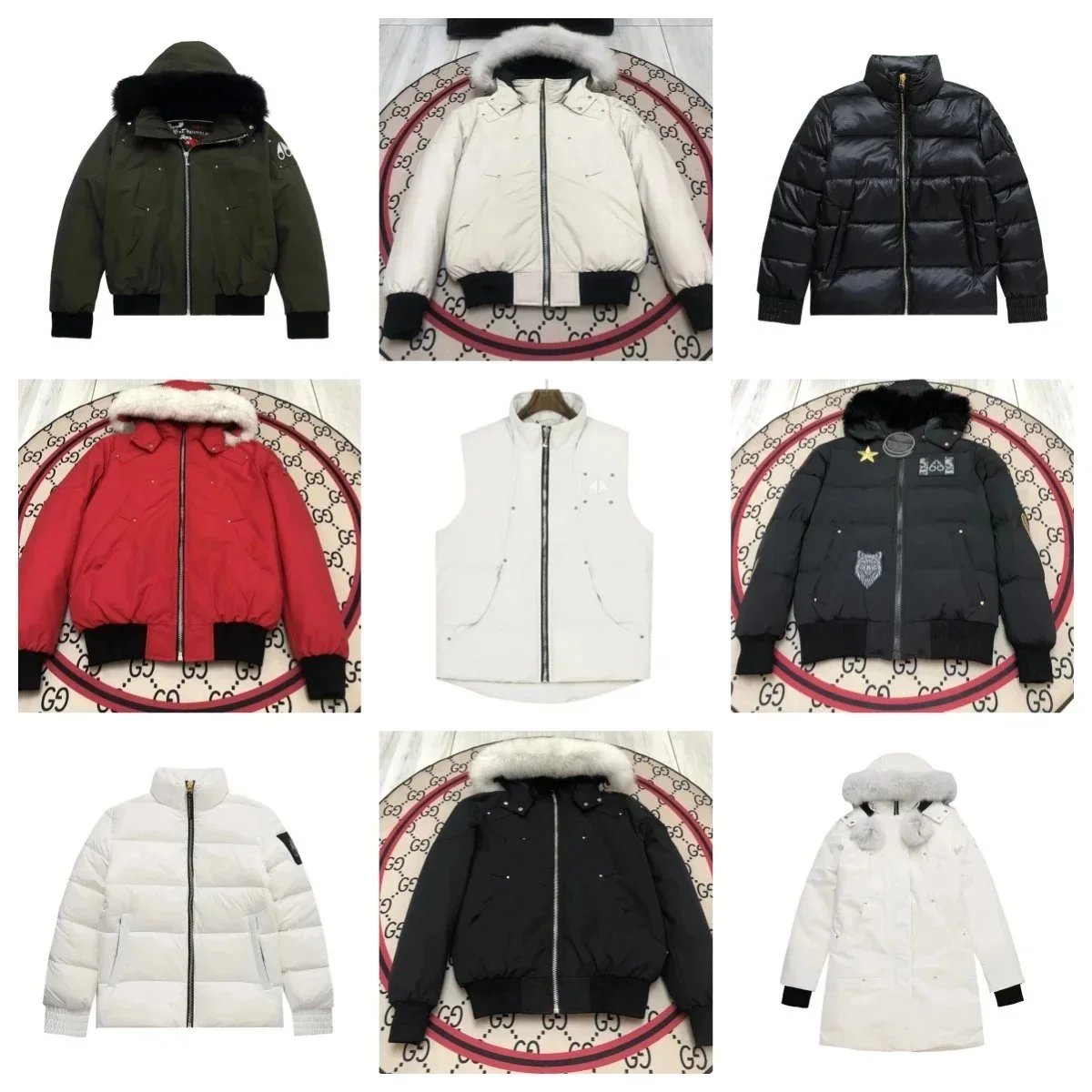 Moose Knuckles Stirling Parka and Bomber Puffer Jacket Collection Multicolor