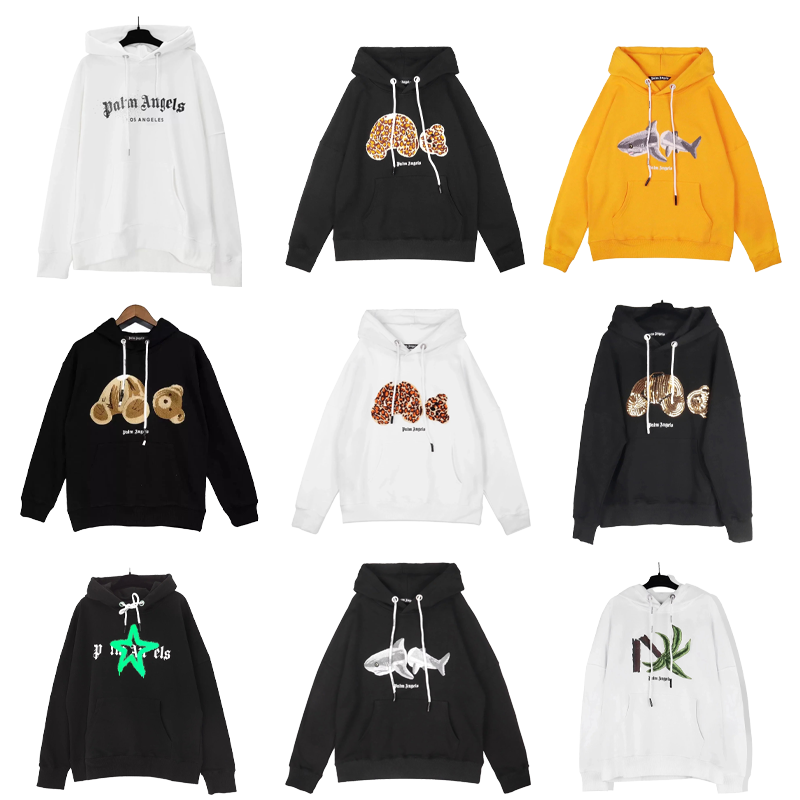 Palm Angels Graphic Print Oversized Hoodie Multicolor