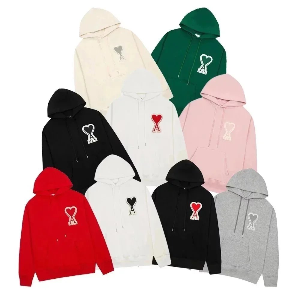 Ami Paris Ami Ami de Coeur Cotton Hoodie Multicolor