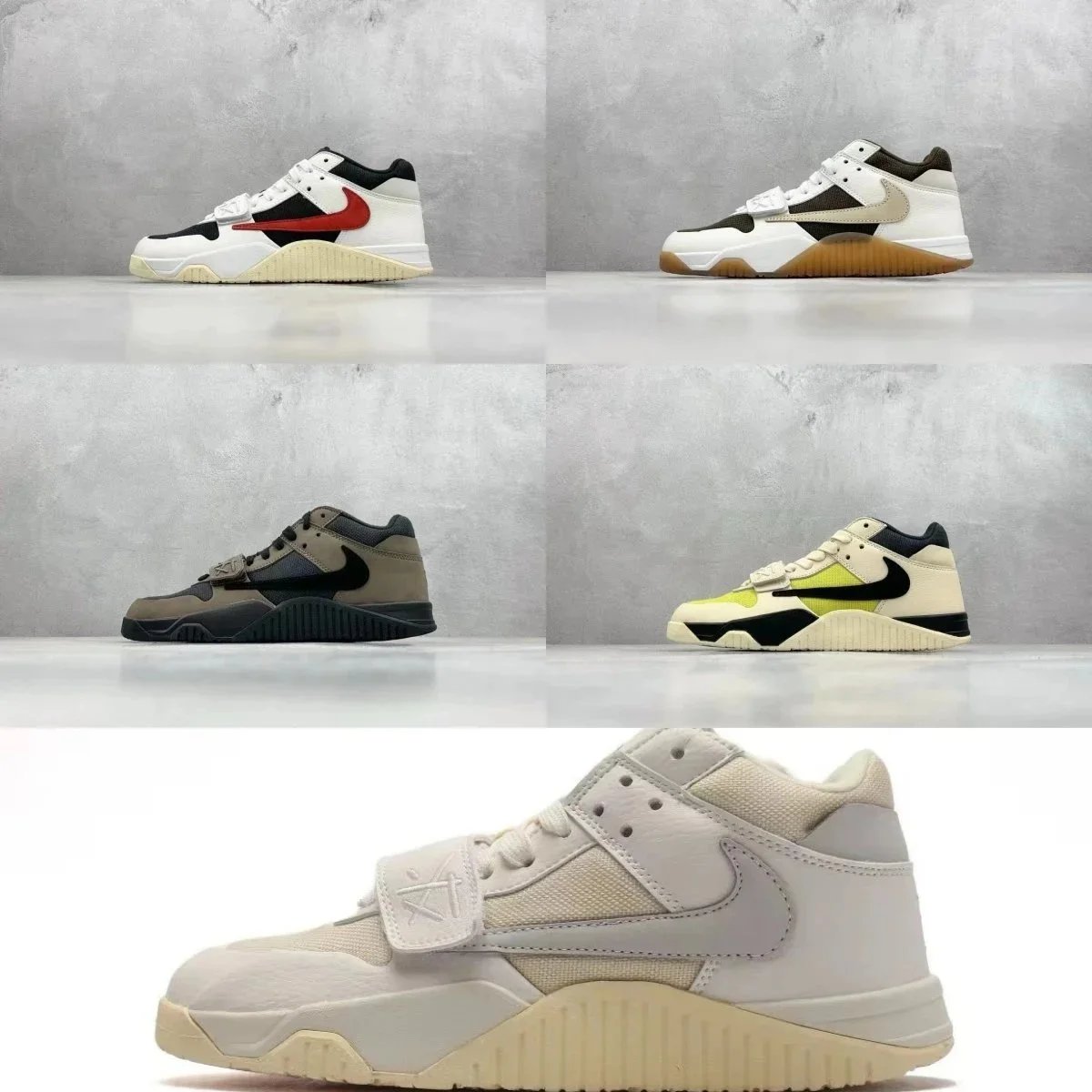 Nike Air Trainer 1 Travis Scott chunky sneakers Multicolor