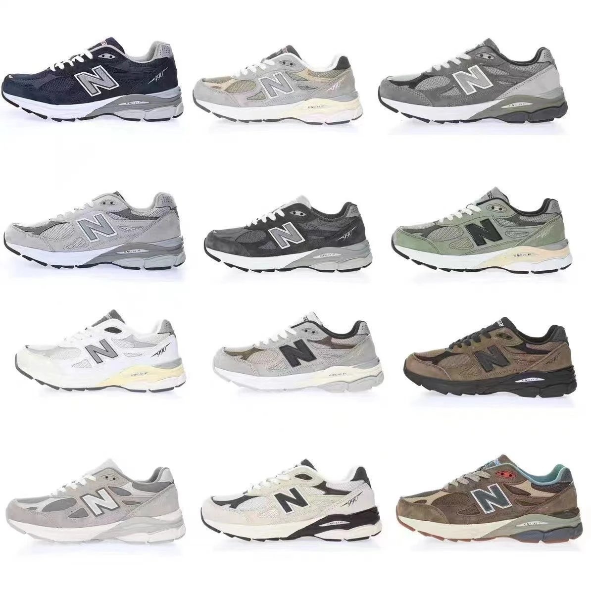 New Balance 990v3 Chunky Retro Sneakers Multicolor