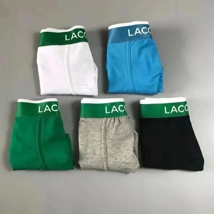 Lacoste Cotton Stretch Boxer Briefs Comfortable Underwear Set Multicolor